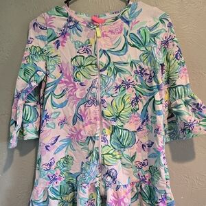 Lilly Pulitzer girls swim coverup XL 12-14